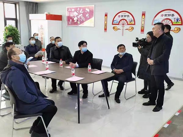 山西省民政厅副厅长琚李梅视察J9集团直营山西运城项目地